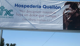 "No descansen mientras haya un dolor qué mitigar" es la premisa que se encuentra en la entrada del hogar.