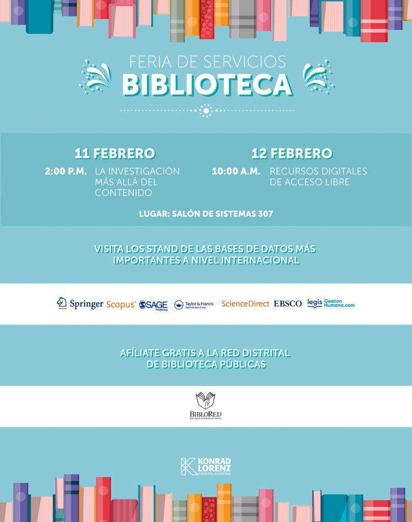 ¡Ya viene la Feria de Servicios de Biblioteca!1