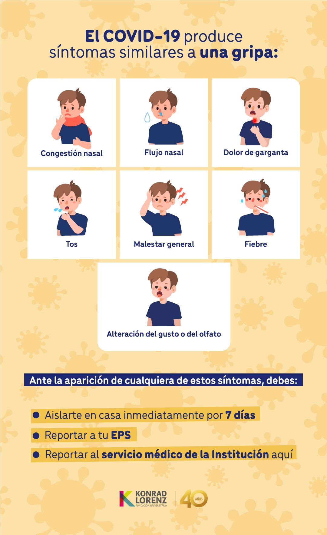 Banner promocional info sintomas covid
