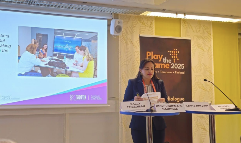 Conferencia  “Women’s Leadership in Sport Beyond Gender Quotas” (Liderazgo femenino en el deporte más allá de las cuotas de género).